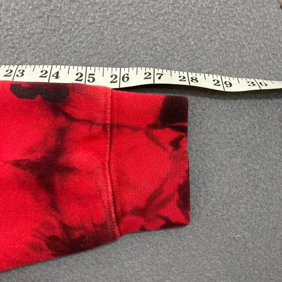 Brooklyn Projects Slipknot Tie Dye Hoodie Men's Small Red Pullover Made in USA - Picture 10 of 10